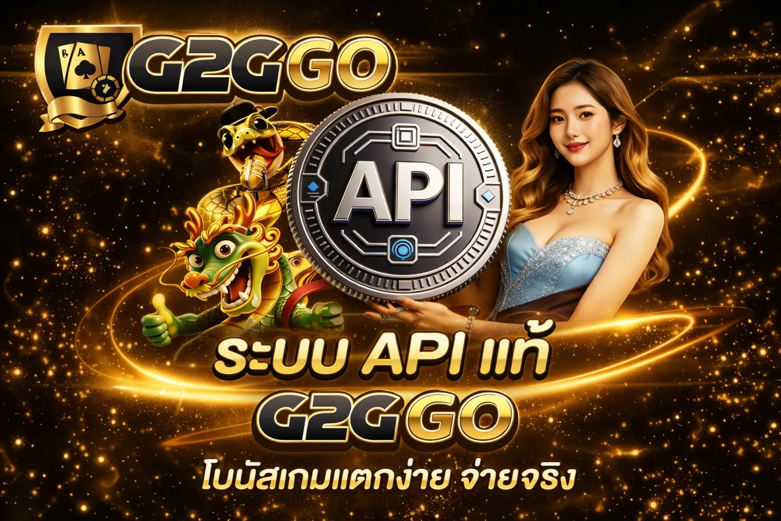 ระบบ API แท้ G2GGO แตกง่าย จ่ายเร็ว